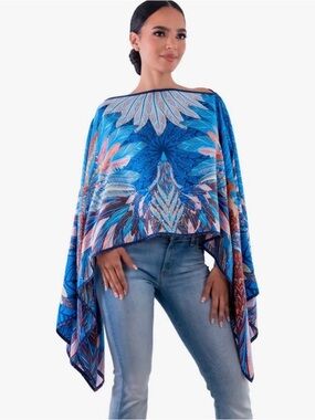 Pineda Covalin Golden Eagle Huipil
Silk Top blue